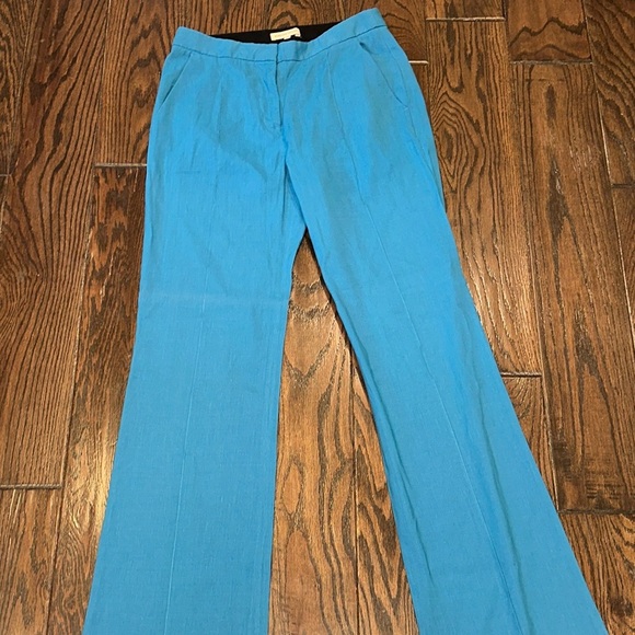 Rebecca Taylor turquoise pants size 2 - Picture 7 of 8